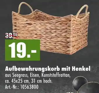 Möbel Mahler Aufbewahrungskorb mit henkel Angebot