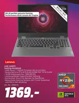 MediaMarkt Lenovo loq 14ar9p gaming-notebook Angebot