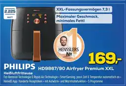 Euronics Philips hd9867/90 airfryer premium xxl Angebot