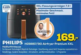 Euronics Philips hd9867/90 airfryer premium xxl Angebot