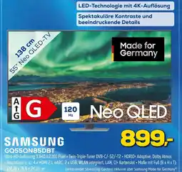 Euronics Samsung qled-tv gq55qn85dbt Angebot