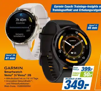 Expert Garmin smartwatch venu 3/venu 3s Angebot