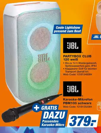 Expert Jbl partybox club 120 weiß Angebot