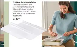 Tchibo 2 Silikon-Frischhaltefolien Angebot