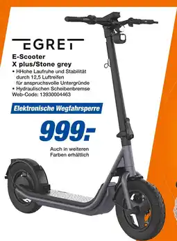 Expert Egret e-scooter x plus/stone grey Angebot