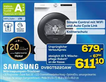 Euronics Samsung wärmepumpen-trockner Angebot