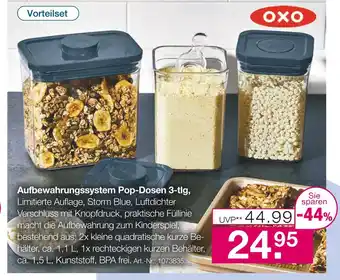 Möbel Inhofer Oxo aufbewahrungssystem pop-dosen 3-tlg Angebot