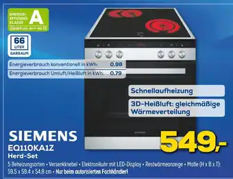 Euronics Siemens herd-set Angebot