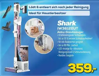 Euronics Shark akku-staubsauger Angebot