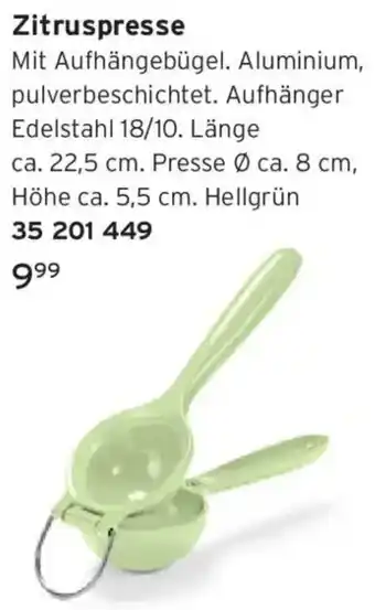 Tchibo Zitruspresse Angebot