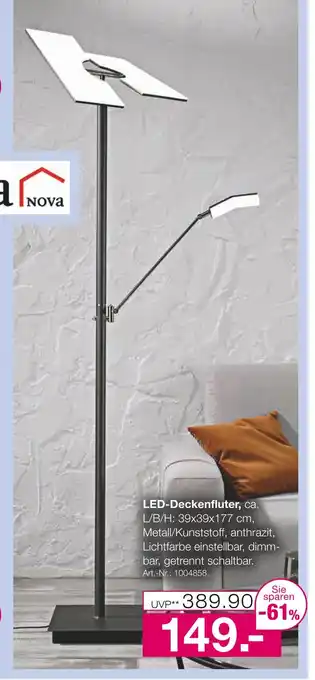 Möbel Inhofer Nova led-deckenfluter Angebot