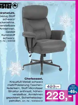 Möbel Inhofer Topstar chefsessel Angebot