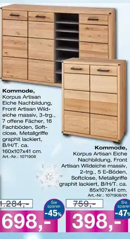 Möbel Inhofer Artisan kommode Angebot