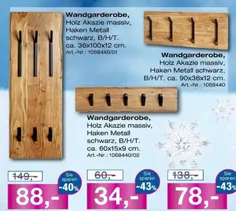 Möbel Inhofer Wandgarderobe Angebot