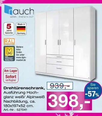 Möbel Inhofer Rauch drehtürenschrank Angebot