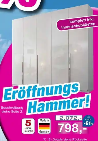 Möbel Inhofer Drehtürenschrank Angebot