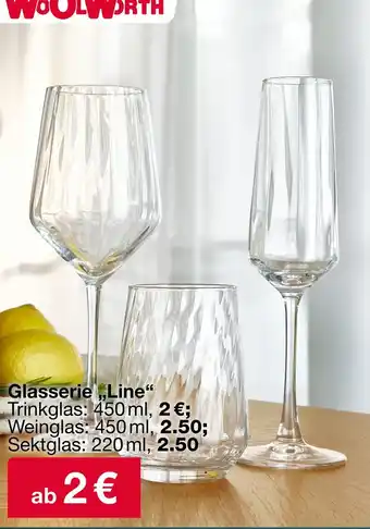 Woolworth Woolworth glasserie line Angebot