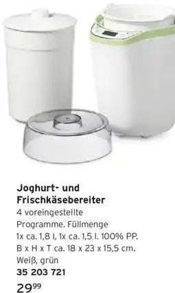 Tchibo Joghurt- und Frischkäsebereiter Angebot