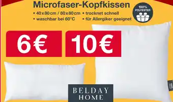 Woolworth Belday home microfaser-kopfkissen Angebot