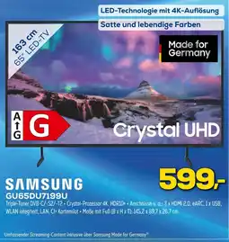 Euronics Samsung tv gu65du7199u Angebot