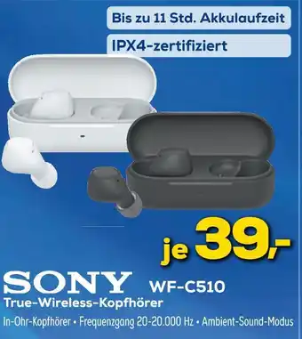 Euronics Sony true-wireless-kopfhörer wf-c510 Angebot