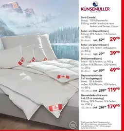 Matratzen Concord Künsemüller serie canada Angebot