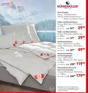 Matratzen Concord Künsemüller serie canada Angebot