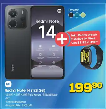 Euronics Xiaomi redmi note 14 (128 gb) Angebot