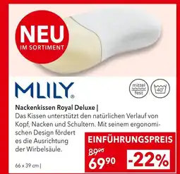 Matratzen Concord Mlily nackenkissen royal deluxe Angebot