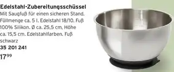 Tchibo Edelstahl-Zubereitungsschüssel Angebot