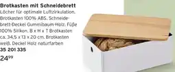 Tchibo Brotkasten mit Schneidebrett Angebot