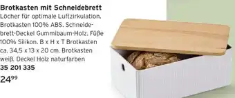 Tchibo Brotkasten mit Schneidebrett Angebot