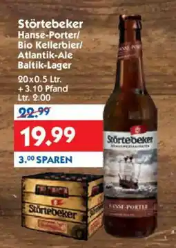 Hol'ab Getränkemarkt Störtebeker Hanse-Porter/ Bio Kellerbier/ Atlantik-Ale Baltik-Lager Angebot