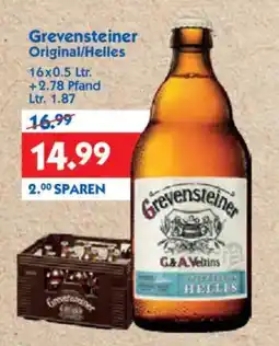 Hol'ab Getränkemarkt Grevensteiner Original/Helles Angebot