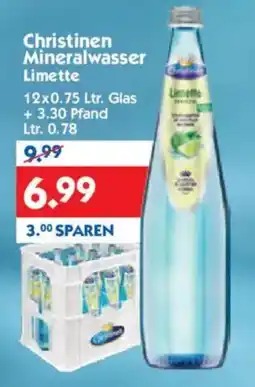 Hol'ab Getränkemarkt Christinen Mineralwasser Limette Angebot