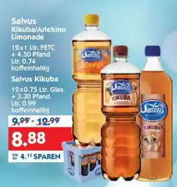 Hol'ab Getränkemarkt Salvus Kikuba/Arlekino Limonade o. Salvus Kikuba Angebot