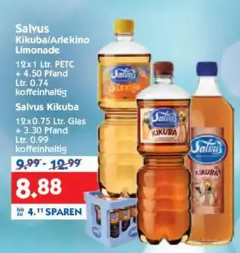 Hol'ab Getränkemarkt Salvus Kikuba/Arlekino Limonade o. Salvus Kikuba Angebot