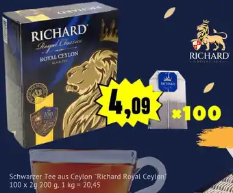 Mix Markt Schwarzer Tee aus Ceylon "Richard Royal Ceylon" Angebot