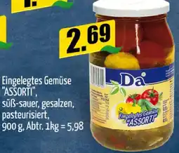 Mix Markt Eingelegtes Gemüse "ASSORTI" Angebot