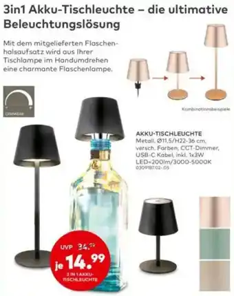 porta Akku-tischleuchte Angebot