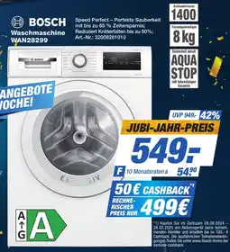 Expert Technomarkt BOSCH Waschmaschine WAN28299 Angebot