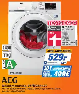 Expert Technomarkt AEG Waschmaschine L6FBG51470 Angebot