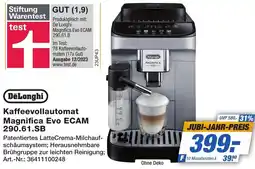 Expert Technomarkt DeLonghi Kaffeevollautomat Magnifica Evo ECAM 290.61.SB Angebot