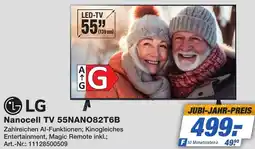 Expert Technomarkt LG Nanocell TV 55NANO82T6B Angebot