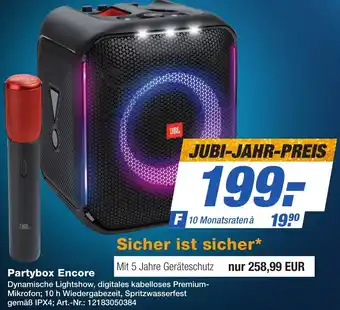 Expert Technomarkt JBL Partybox Encore Angebot