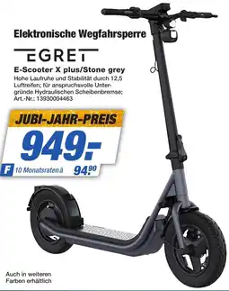 Expert Technomarkt EGRET E-Scooter X plus/Stone grey Angebot