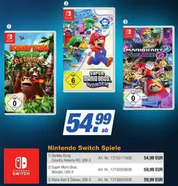 Expert Technomarkt Nintendo Switch Spiele Angebot