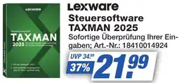 Expert Technomarkt Lexware Steuersoftware TAXMAN 2025 Angebot