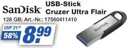 Expert Technomarkt SanDisk USB-Stick Cruzer Ultra Flair Angebot