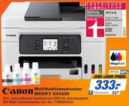 Expert Technomarkt Canon Multifunktionsdrucker MAXIFY GX4050 Angebot